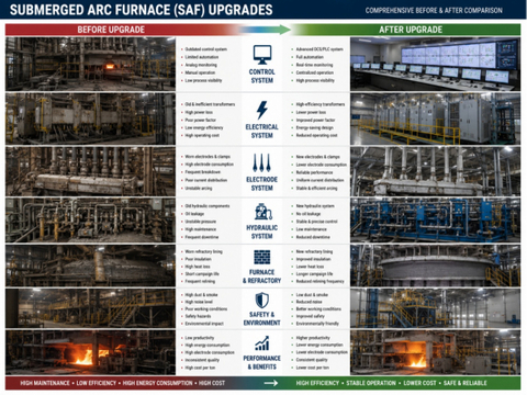 Submerged Arc Furnace Upgrades