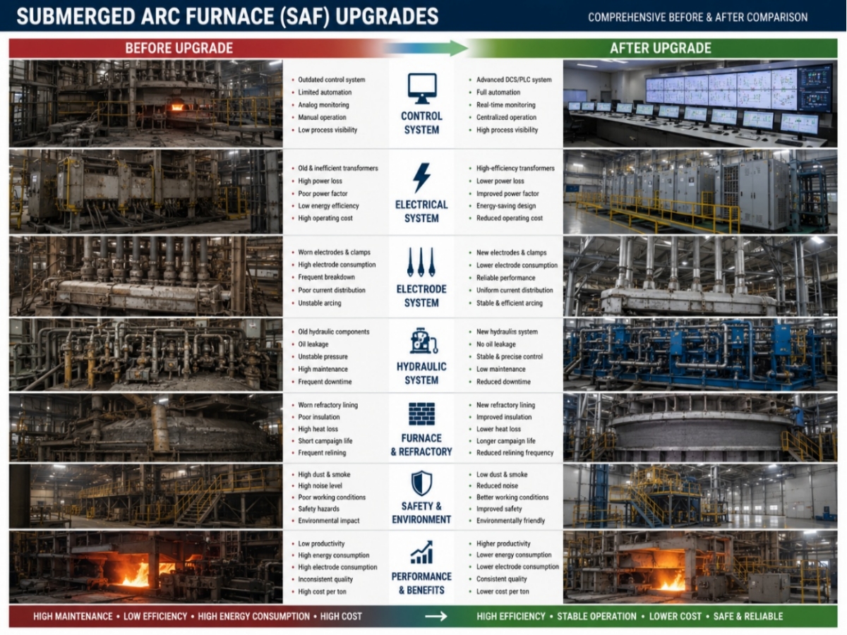 Submerged Arc Furnace Upgrades